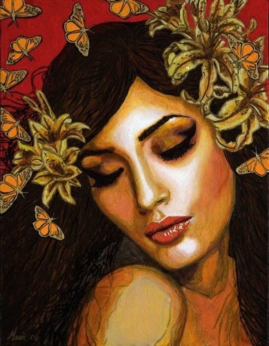 389x500 Latin American Art Aurora, By Maria Kilcha Kane - Latino Painting