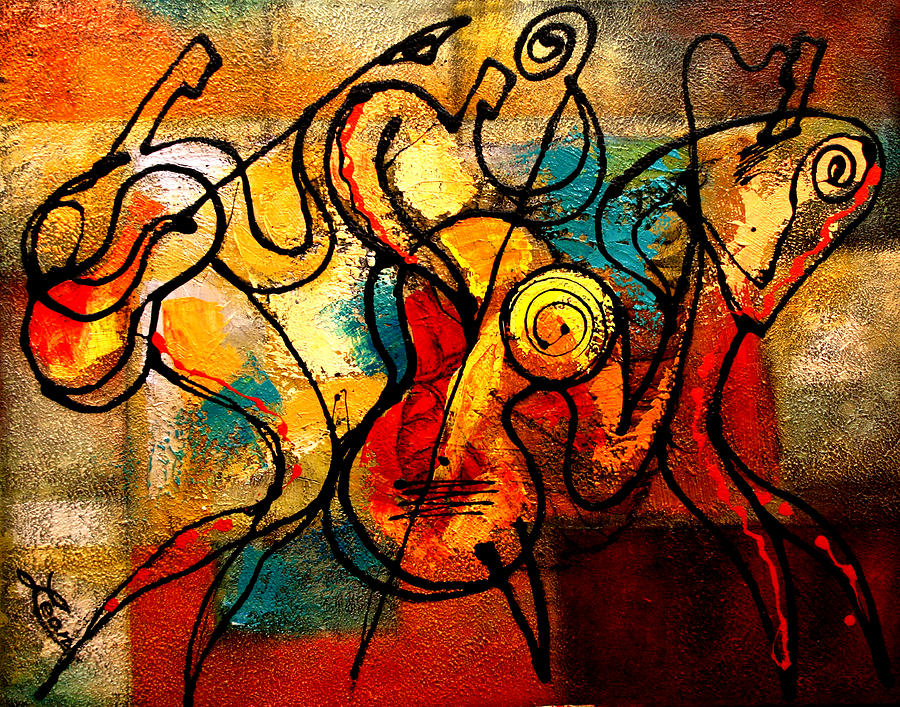 900x707 Latin Jazz Paintings Fine Art America - Latino Painting