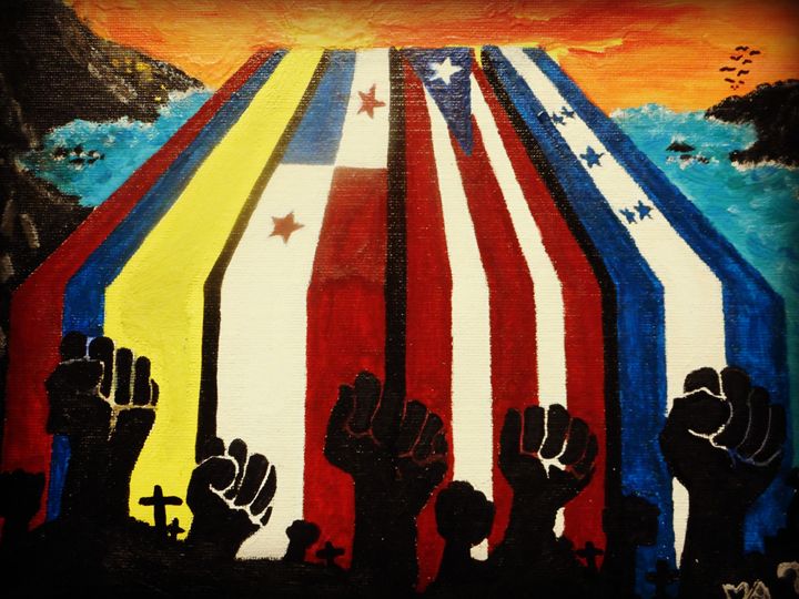 720x540 Latino Pride Flag Painting! - Latino Painting