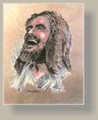 194x237 Jesus Laughing - Laughing Christ Painting