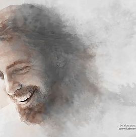 270x272 Yongsung Kim Painting Jesus Christ, My Lord - Laughing Christ Painting