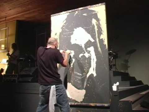 480x360 Painting The Laughing Jesus - Laughing Jesus Painting