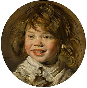 300x303 Laughing Boy (Painting) - Laughing Painting