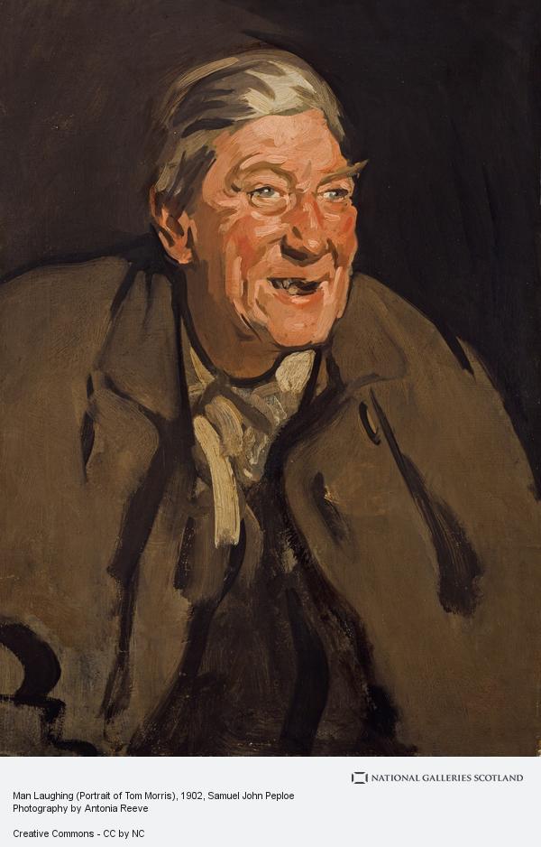 600x938 Man Laughing (Portrait Of Tom Morris) National Galleries Of Scotland - Laughing Painting