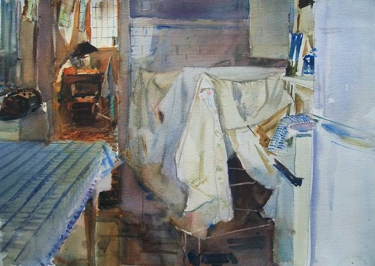 770x546 Saatchi Art Laundry Painting By Rupert Cordeux - Laundry Painting