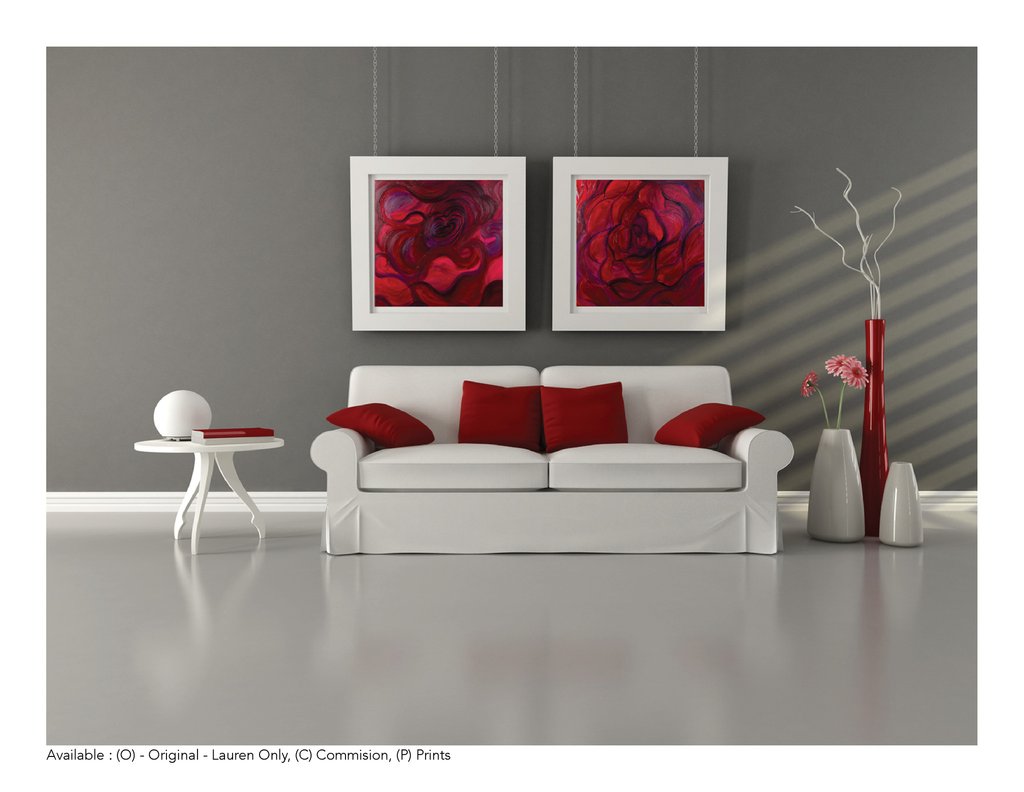 1024x792 Le Fleur The Roses - Lauren C Painting