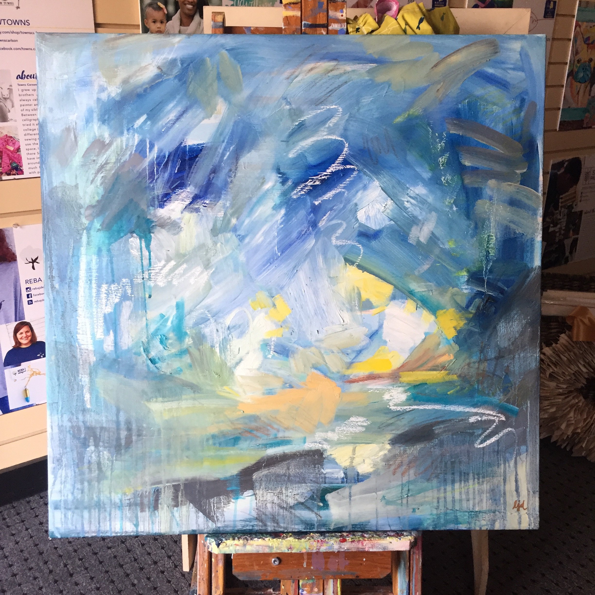 2448x2448 Hebrews 313 Lauren Duncan Art - Lauren C Painting