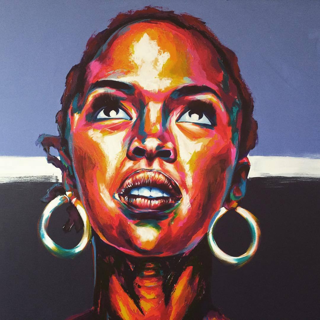 Lauryn Hill Painting at PaintingValley.com | Explore collection of ...