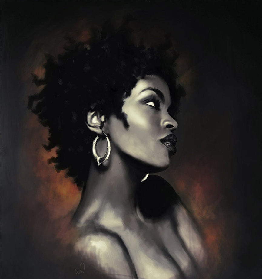 865x923 Lauryn Hill By Spasib0 - Lauryn Hill Painting