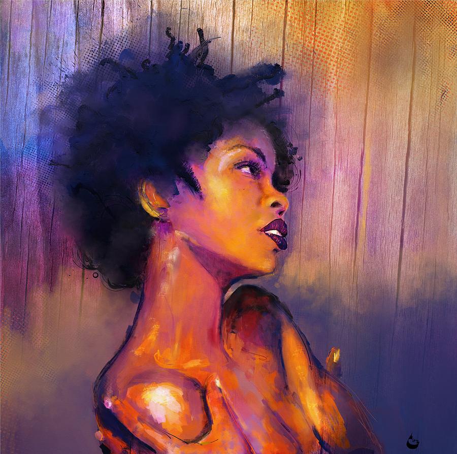 900x894 Ms Educated Painting By Howard Barry - Lauryn Hill Painting