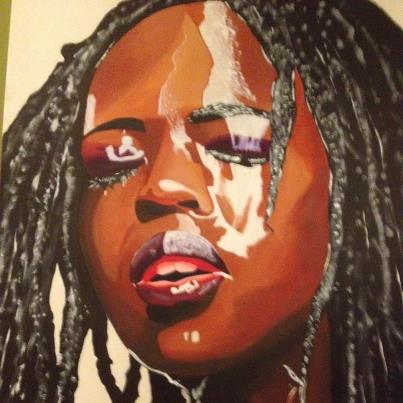 403x403 Lauren Hill By Jonathanashton - Lauryn Hill Painting