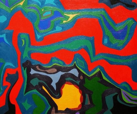 574x480 Lava Lamp (Keith Garrow) - Lava Lamp Painting