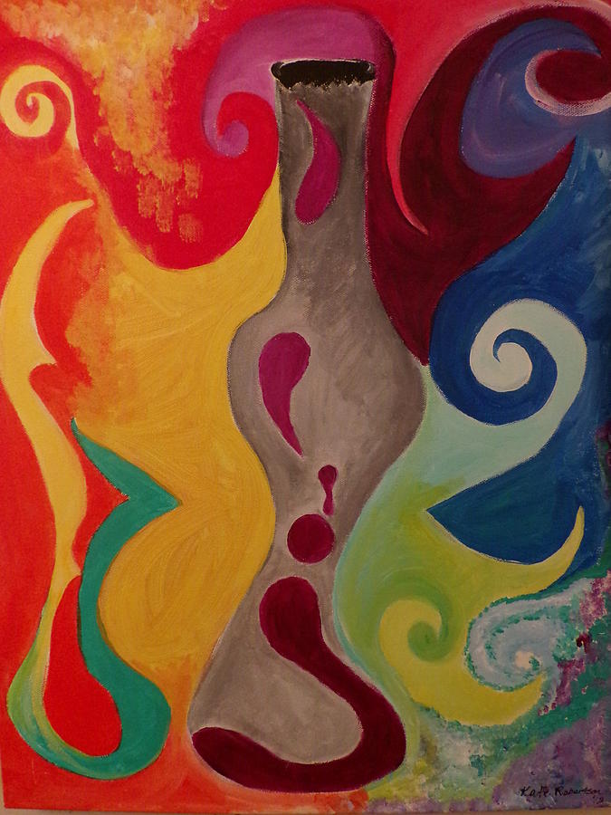 675x900 Lava Lamp Painting By Katie Robertson - Lava Lamp Painting