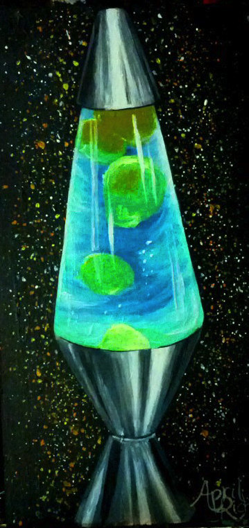 359x762 Lava Lamp Painting - Lava Lamp Painting