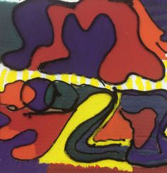 236x245 Lava Lamp Inspired Contemporary Painting My Art - Lava Lamp Painting