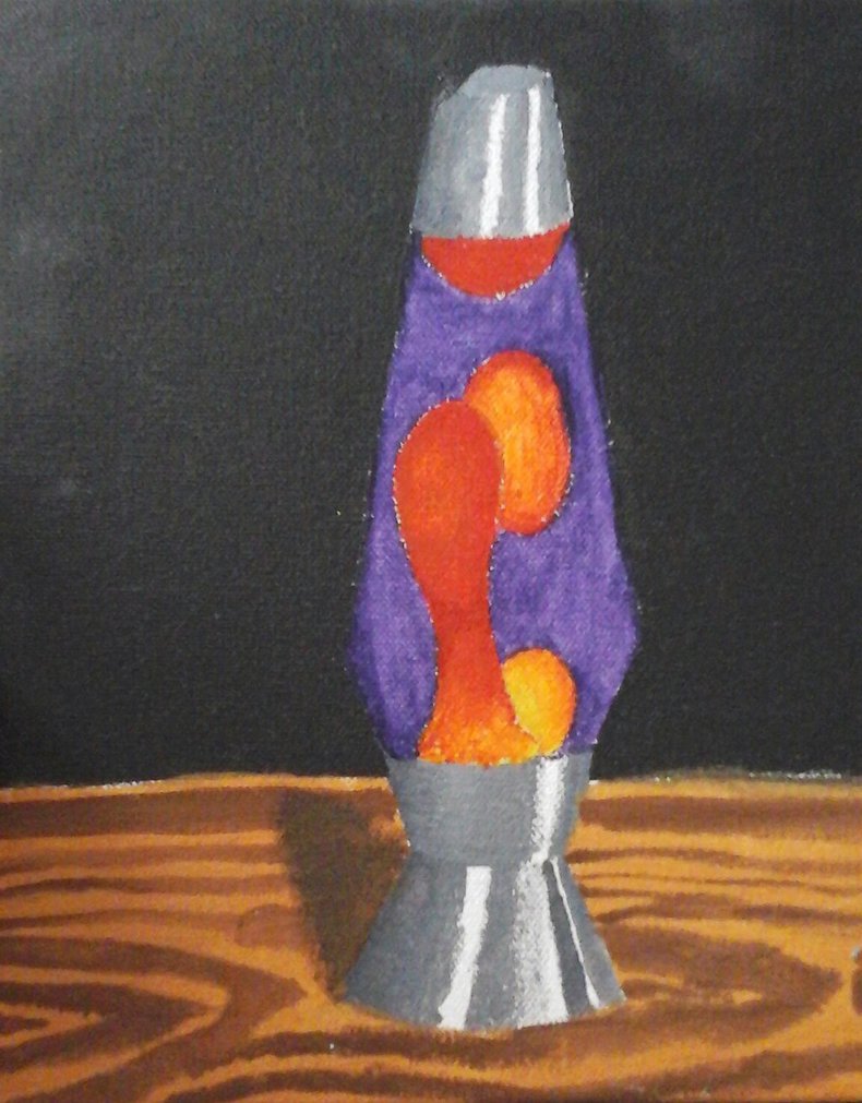 790x1011 Lava Lamp Painting By Theshelbyfox - Lava Lamp Painting