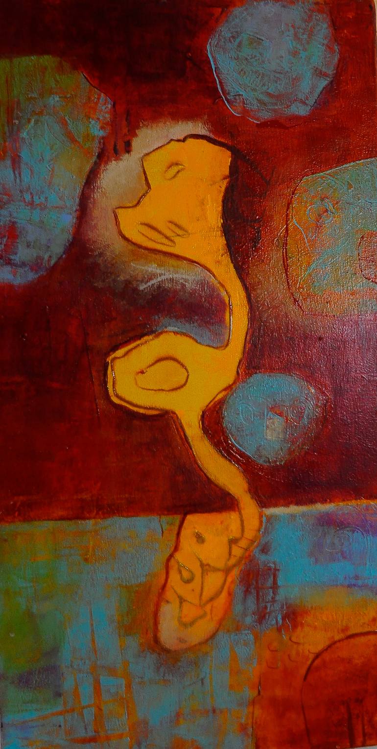 770x1529 Saatchi Art Lava Lamp Painting By Joyce Thornburg - Lava Lamp Painting