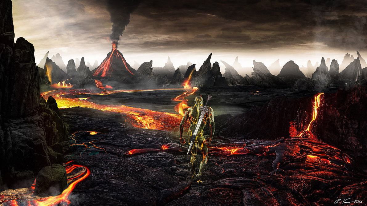 1191x670 Lava Digital Art - Lava Painting