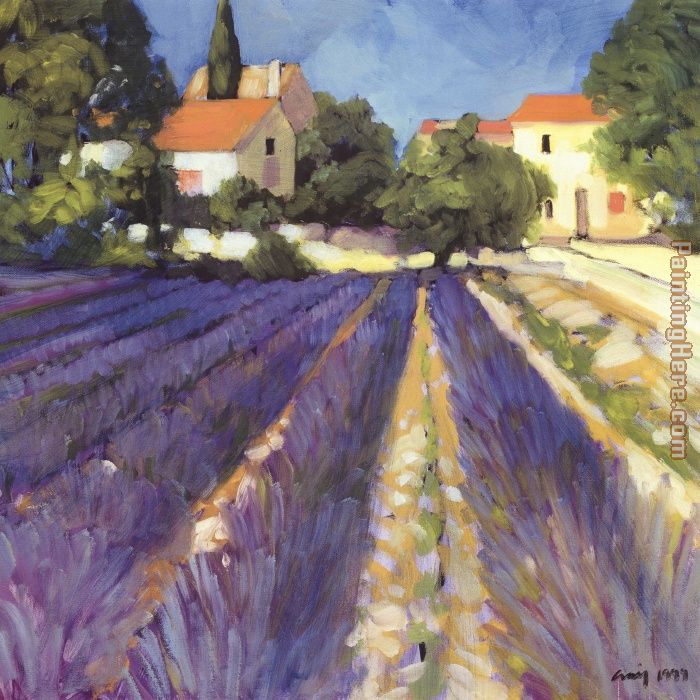 700x700 Philip Craig Lavender Fields Painting Anysize 50% Off - Lavender Field Painting