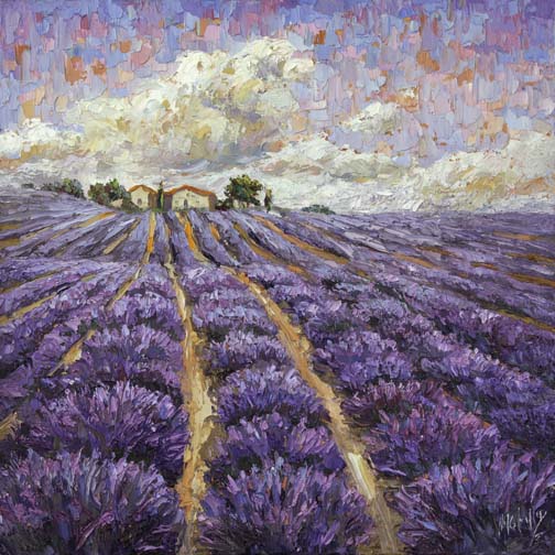 Lavender Flower Painting at PaintingValley.com | Explore collection of ...