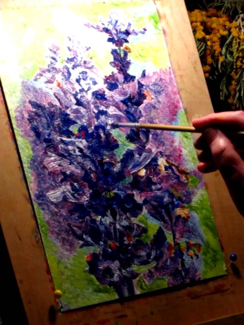 810x1080 Speed Up Painting - Lavender Flower Painting