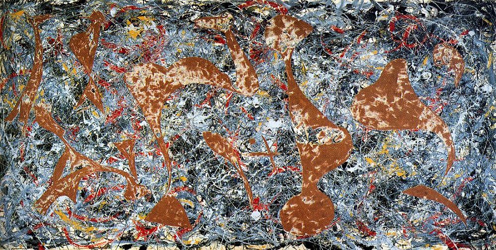 1000x505 Out Of The Web, 1949 By Jackson Pollock - Lavender Mist Painting
