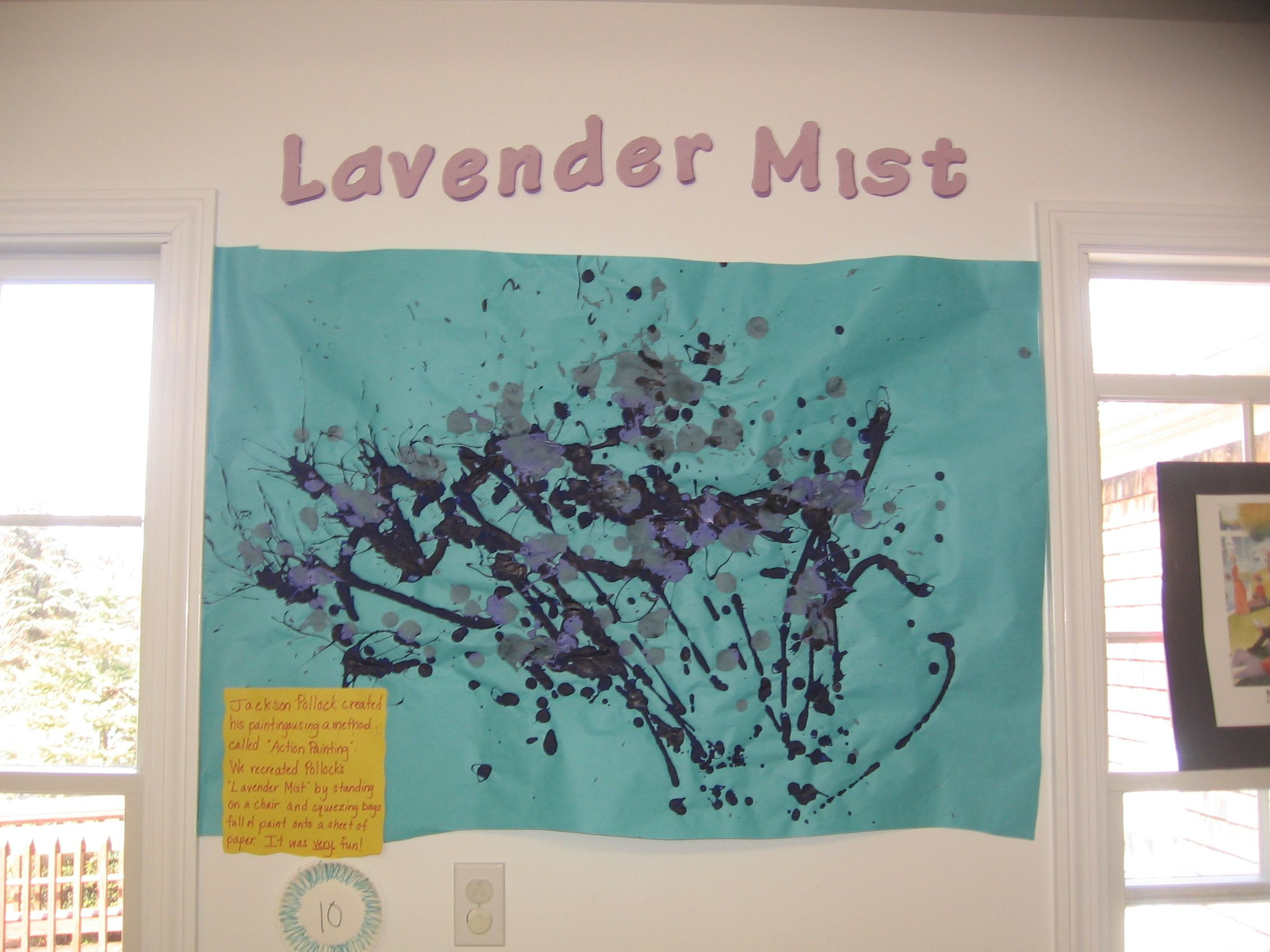 2272x1704 Painting. New Pollock Painting Design Creative Pollock Painting - Lavender Mist Painting