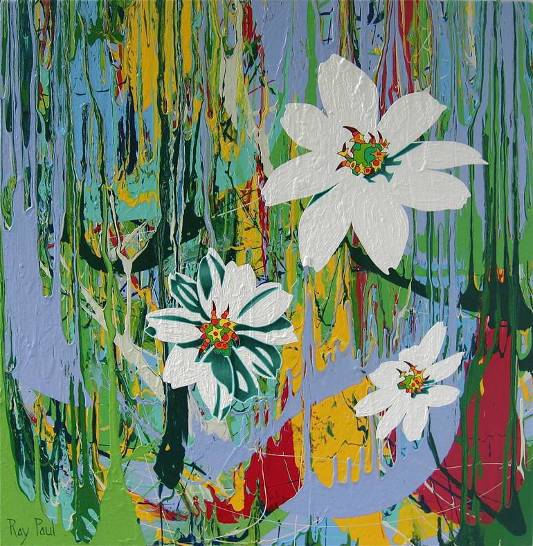 770x788 Saatchi Art Lavender Mist Painting By Ray Paul - Lavender Mist Painting