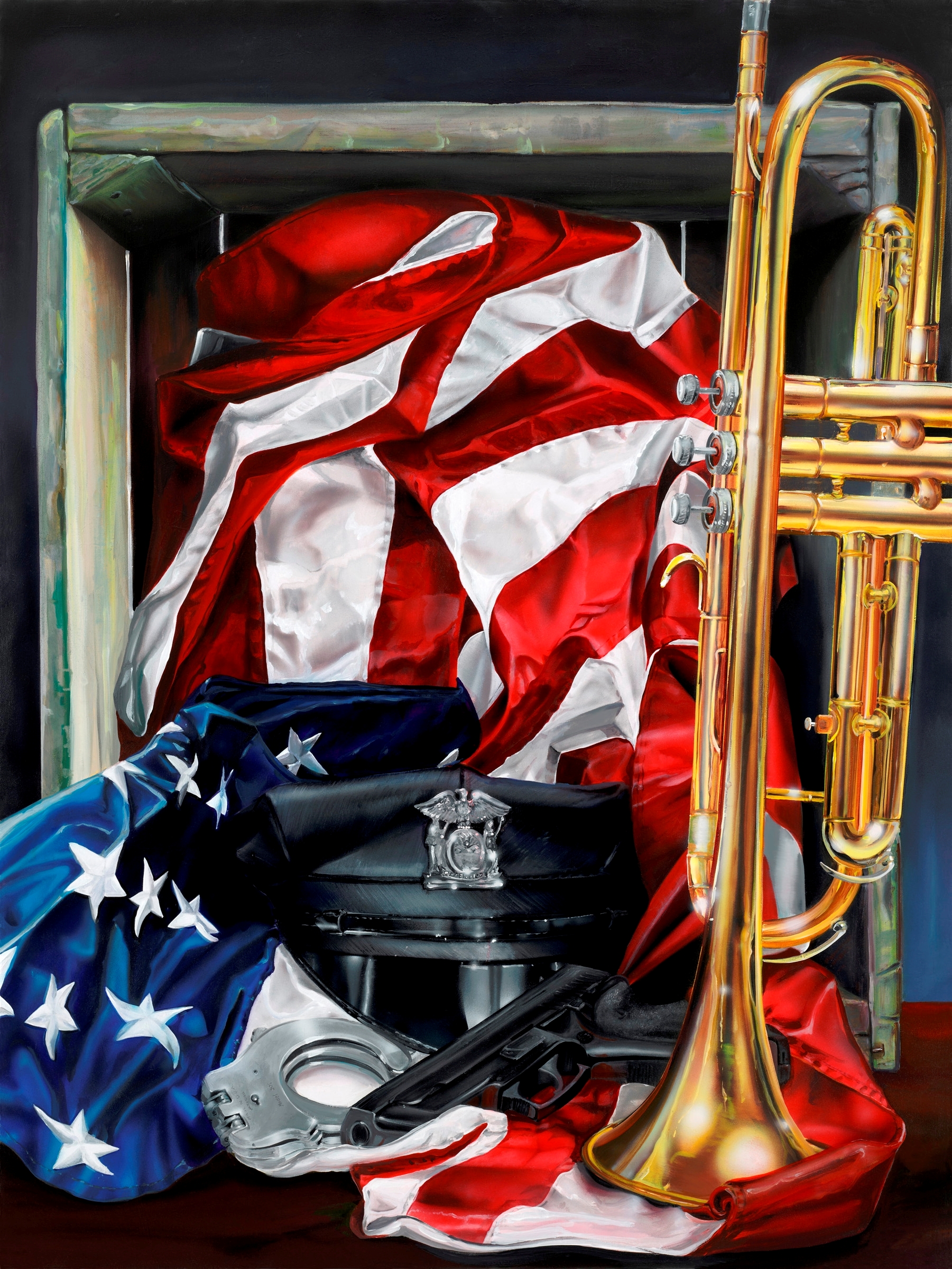 1801x2400 The Blues - Law Enforcement Painting