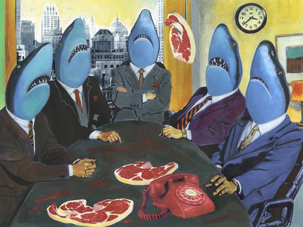 600x450 Law Office Of Jaws And Sharkstein Nelson De La Nuez The Museum - Law Painting