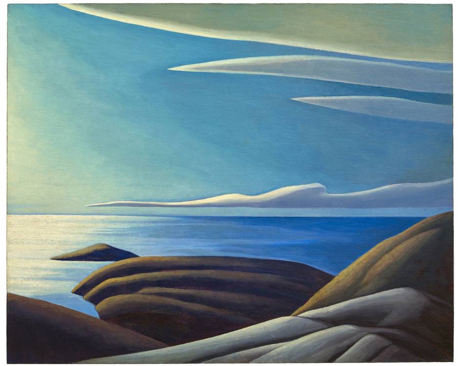 940x747 The Globe's Annual Christmas Painting Lake Superior Iii By Lawren - Lawren Harris Painting