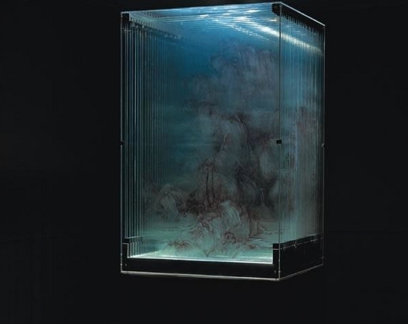 595x473 Gorgeous 3d Paintings Created With Glass Layering Technique - Layered Glass Painting
