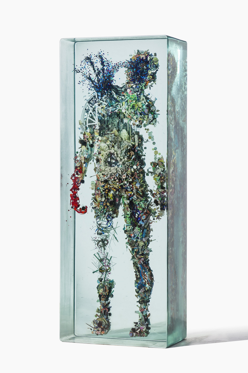 800x1200 Psychogeographies 3d Collages Encased In Layers Of Glass By - Layered Glass Painting