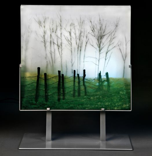 Layered Glass Painting at PaintingValley.com | Explore collection of ...