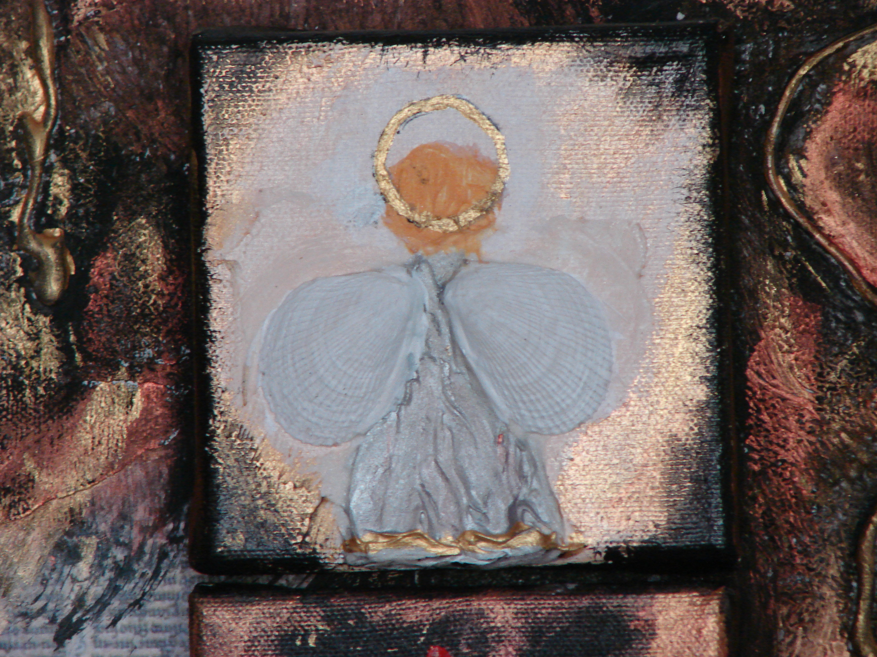 2816x2112 Heaven, Hell And Holy Bible Acrylic Painting Josipa's Art - Layers Of Hell Painting