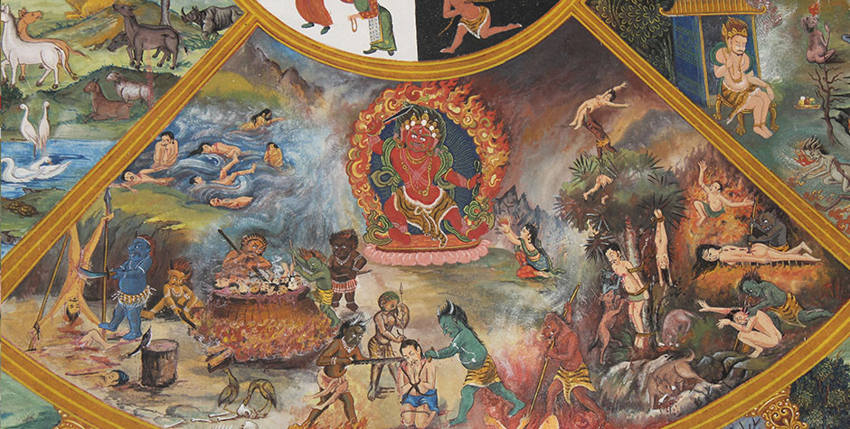 940x475 Buddhist Wheel Of Life Or Bhavacakra I Tibet Travel Amp Tours - Layers Of Hell Painting