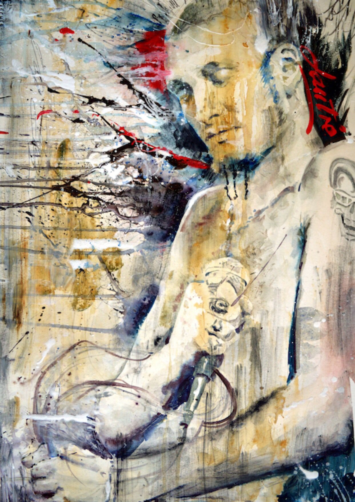 1242x1755 Layne Staley Fan Art Layne Layne Staley - Layne Staley Painting