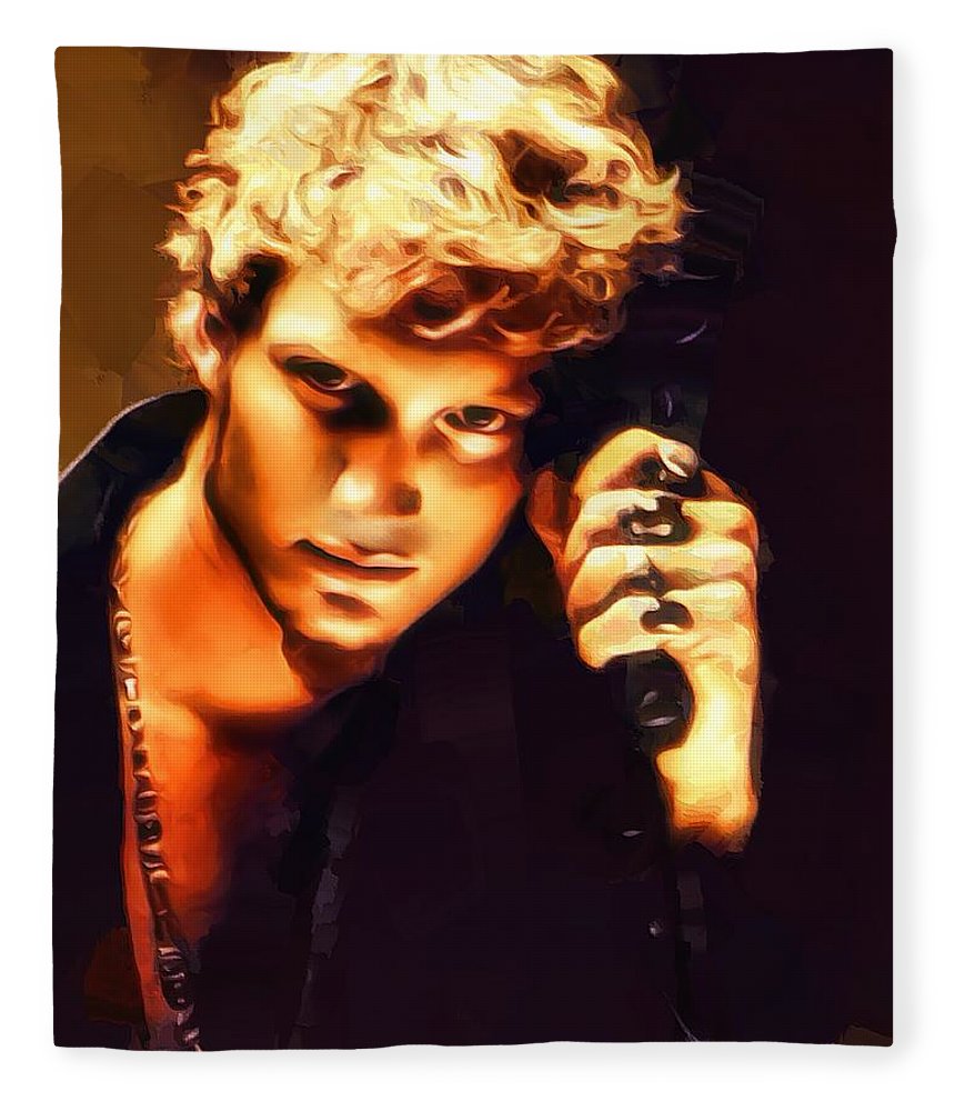 860x1000 Layne Staley Painting Fleece Blanket For Sale By Scott Wallace - Layne Staley Painting