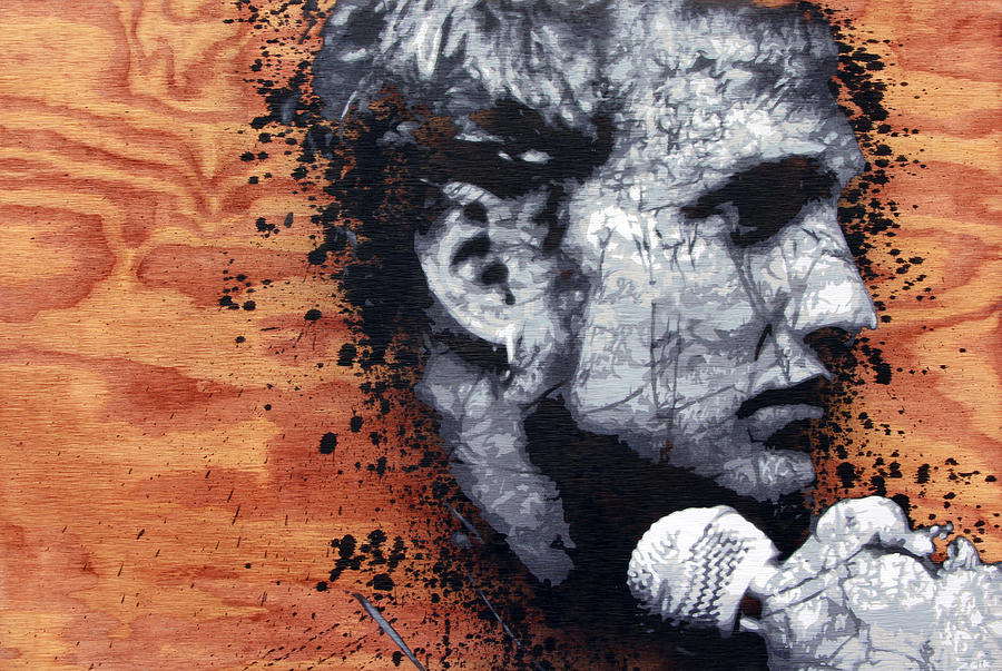 900x603 Man In The Box Painting By Bobby Zeik - Layne Staley Painting