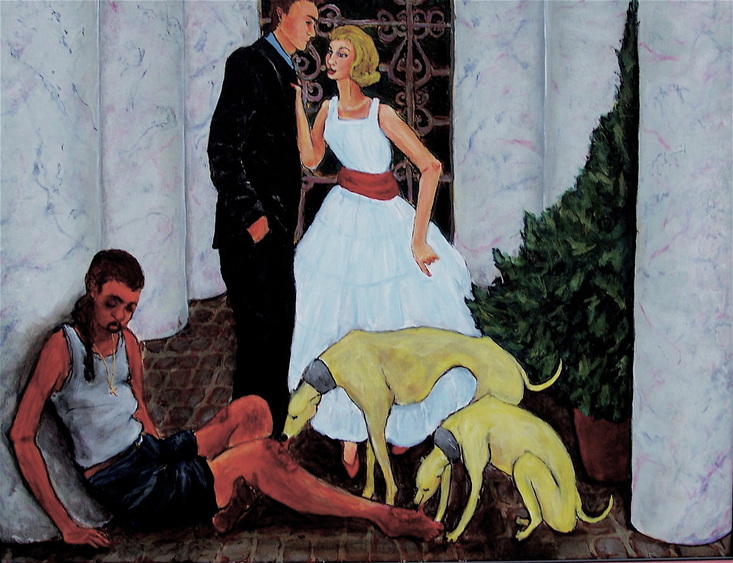 733x563 The Rich Man And Lazarus - Lazarus And The Rich Man Painting