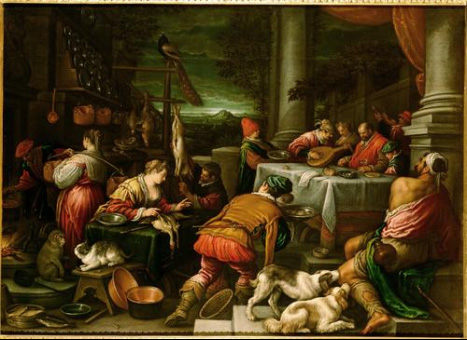 467x340 It's Actually Lazarus! - Lazarus And The Rich Man Painting