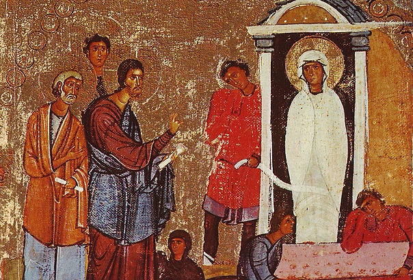 604x409 Lazarus, Come Forth. - Lazarus Come Forth Painting