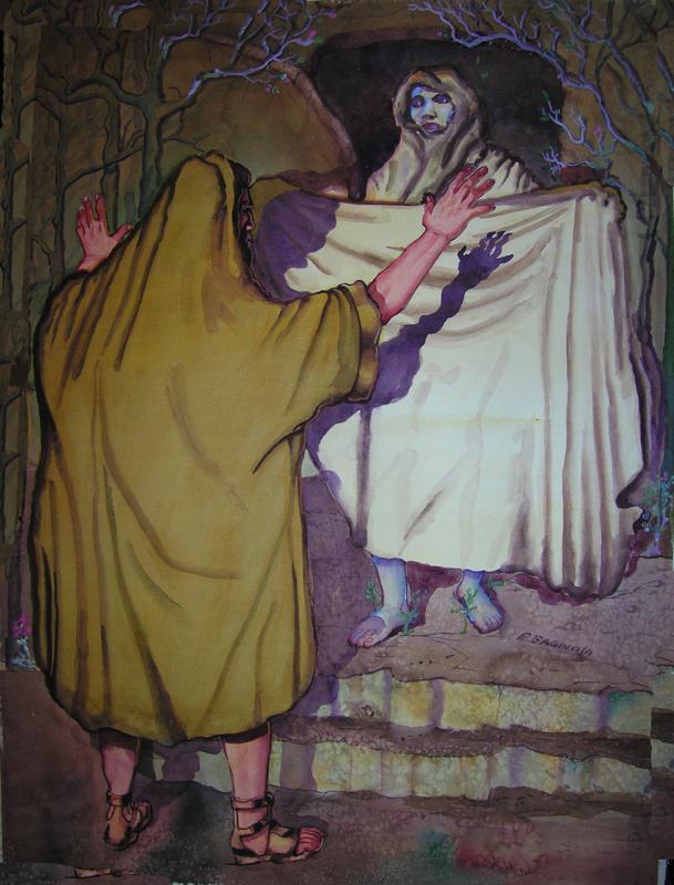 609x800 Professor Peter Bagnolo - Lazarus Come Forth Painting