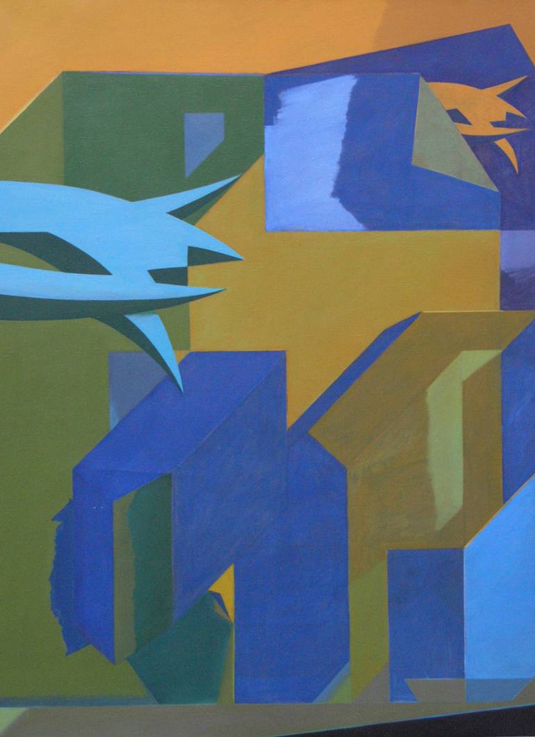 770x1060 Saatchi Art Lazy Town Painting By Andrzej Zdanowicz - Lazy Town Painting