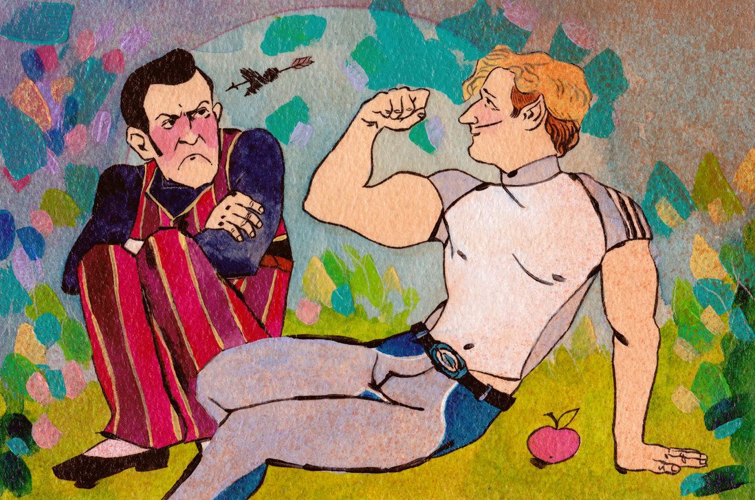 1098x727 Sportarobbie Ii By Jossujb Series Amp Books Lazy - Lazy Town Painting