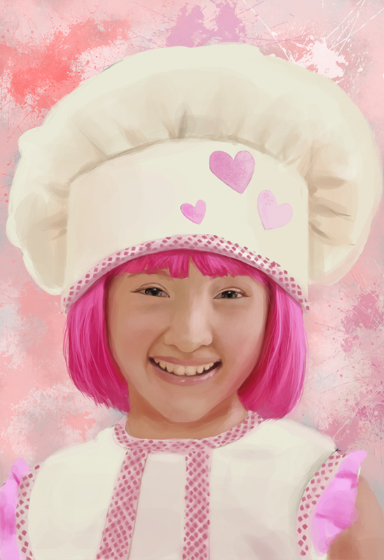 548x800 Stephanie Lazytown By Gummyinabox - Lazy Town Painting