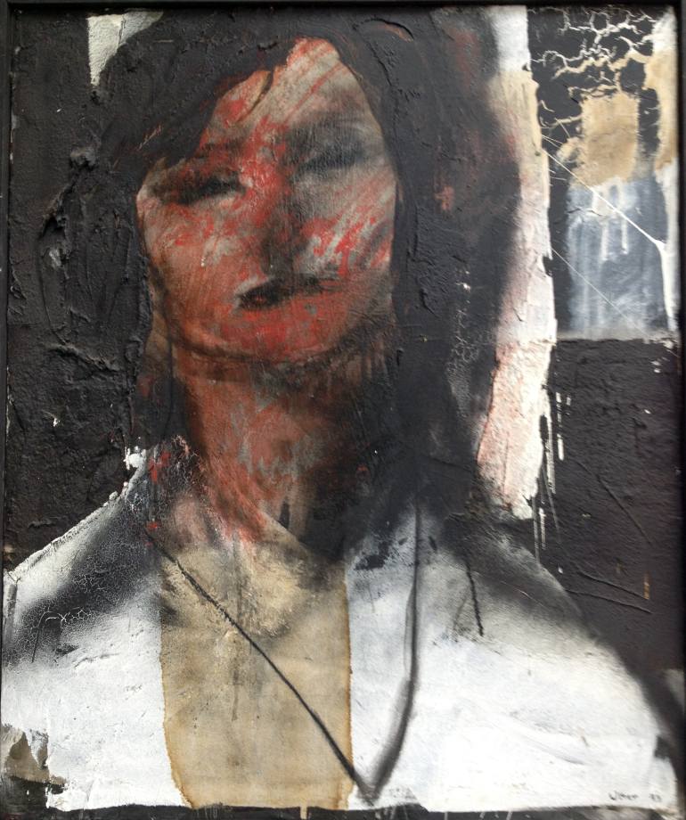 770x920 Saatchi Art Portrait Of L.c. Painting By Douglas Utter - Lc Painting