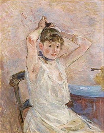 350x450 Berthe Morisot - Le Bain Painting