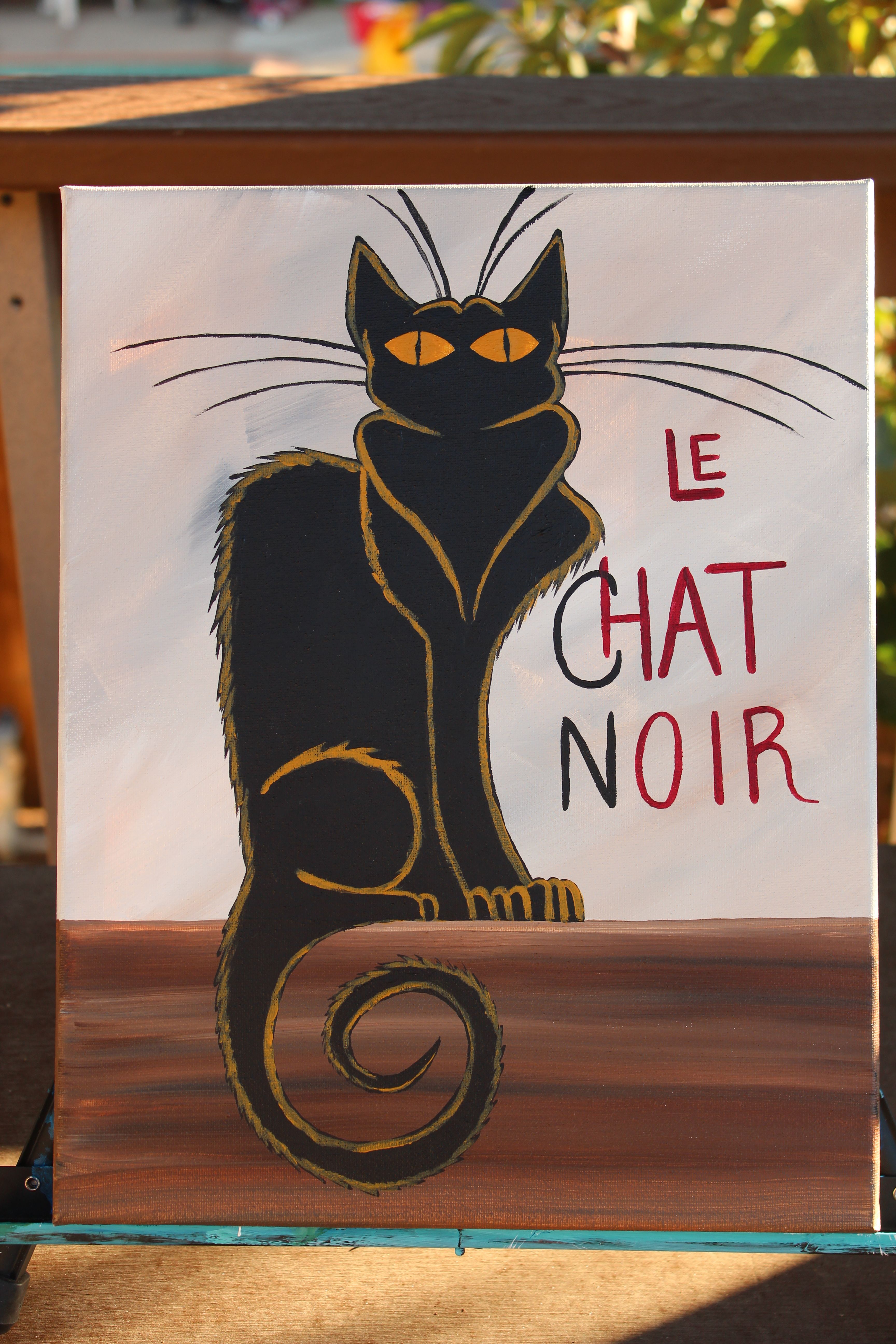 3456x5184 Painting - Le Chat Noir Painting
