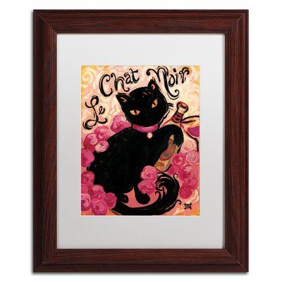 400x400 Trademark Art - Le Chat Noir Painting